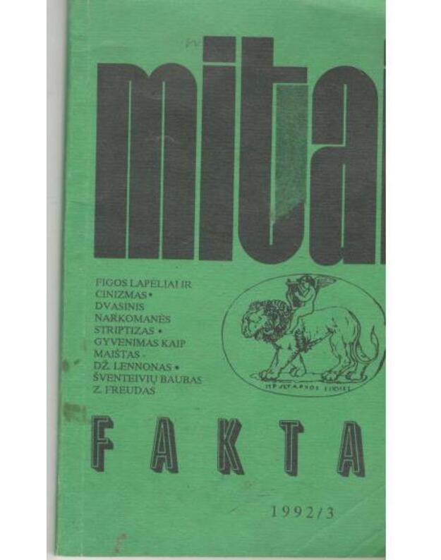 Mitai ir faktai. 1992/3 - red. Algimantas Bučys