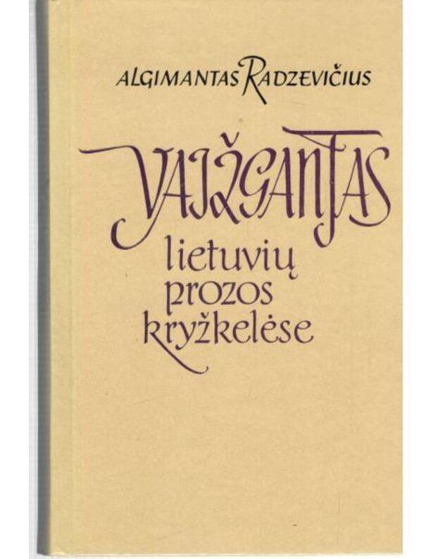 Vaižgantas lietuvių prozos kryžkelėse. Meninės sintezės problema - Radzevičius Algimantas