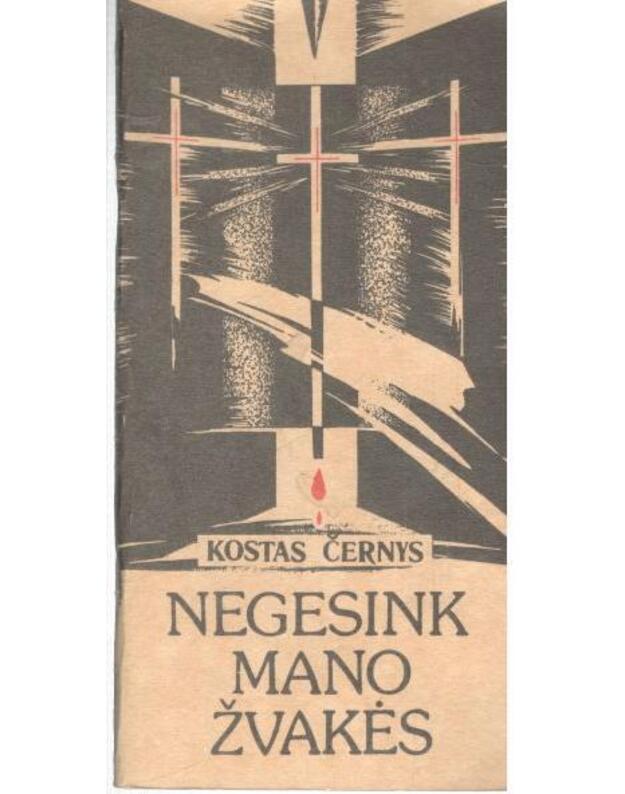 Negesink mano žvakės. Poezijos rinkinys - Černys Kostas