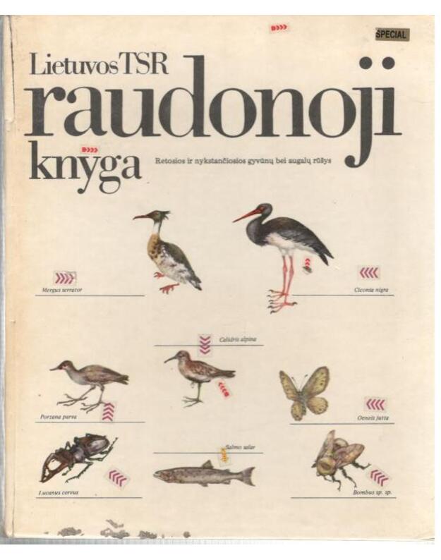 Lietuvos TSR Raudonoji knyga / 1981 - Autorių kolektyvas