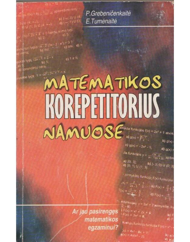 Matematikos korepetitorius - P. Grebenečenkaitė, E. Tumėnaitė