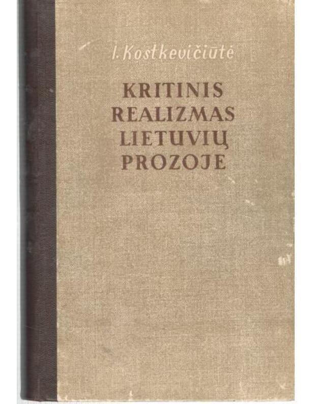 Kritinis realizmas lietuvių prozoje - Kostkevičiūtė Irena 