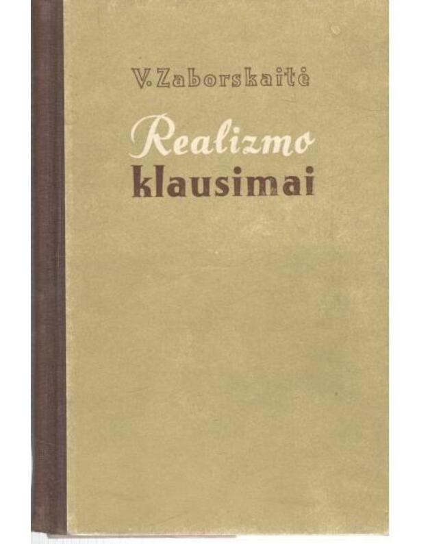 Realizmo klausimai - Zaborskaitė Vanda