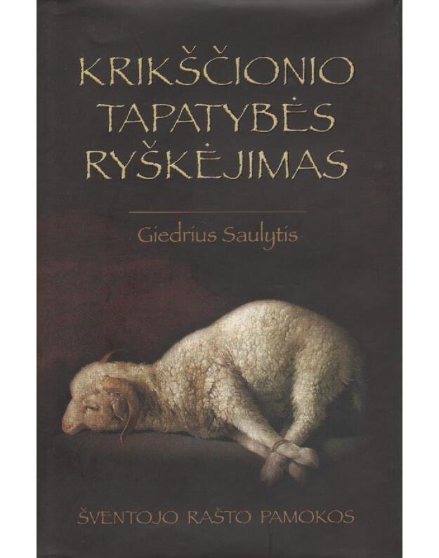 Krikščionio tapatybės ryškėjimas. Šventojo Rašto pamokos - Saulytis Giedrius