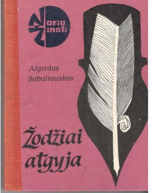 Žodžiai atgyja / NŽ - Sabaliauskas Algirdas