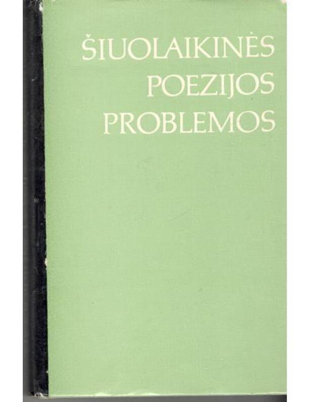 Šiuolaikinės poezijos problemos - sud. V. Daujotytė