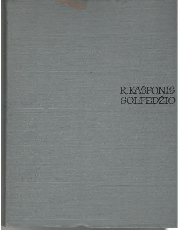 Solfedžio / 2-as leidimas, 1976 - Kašponis Rimtautas