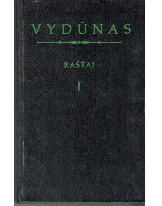 Vydūnas. Raštai I / FLP - Vydūnas / parengė Vacys Bagdonavičius