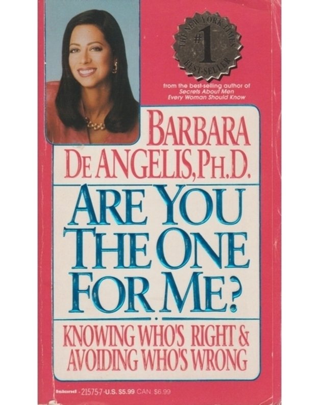 Are You The One For Me ? - Barbara De Anglies, Ph. D.