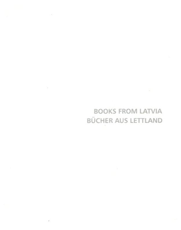 Books from Latvia / Bucher aus Lettland 2003 - Alan Duff