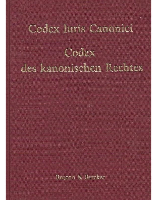 Codex Iuris Canonici. Codex des kanonischen Rechtes mit Sachverzeichnis - J. M. Verweijen