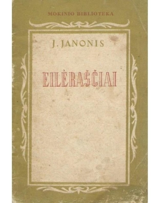 J. Janonis Eilėraščiai - Janonis J.