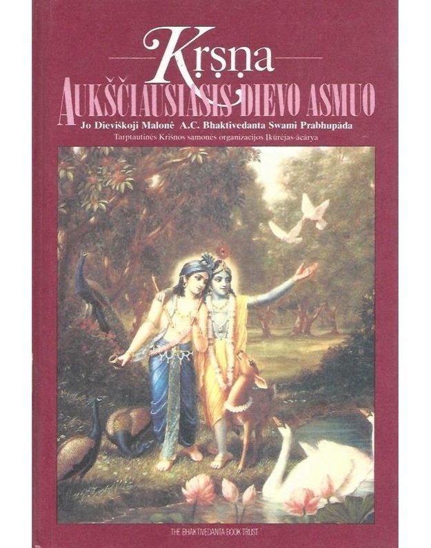 Krsna auksčiausiasis Dievo asmuo. T. II - Prabhupada