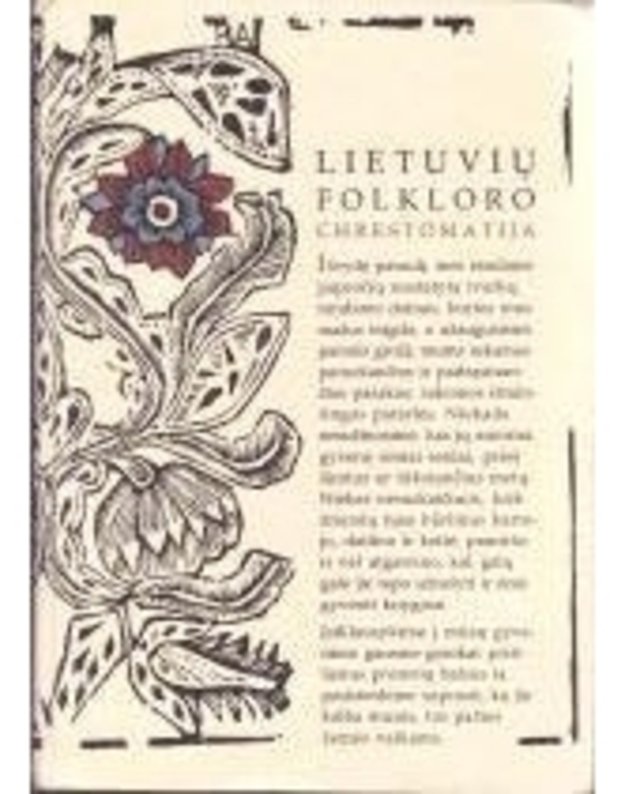 Lietuvių folkloro chrestomatija - Kerbelytė Bronislava, Stundzienė Bronė