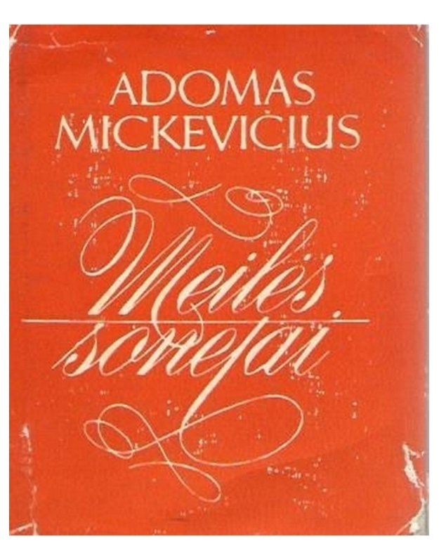 Meilės sonetai - Mickevičius Adomas 