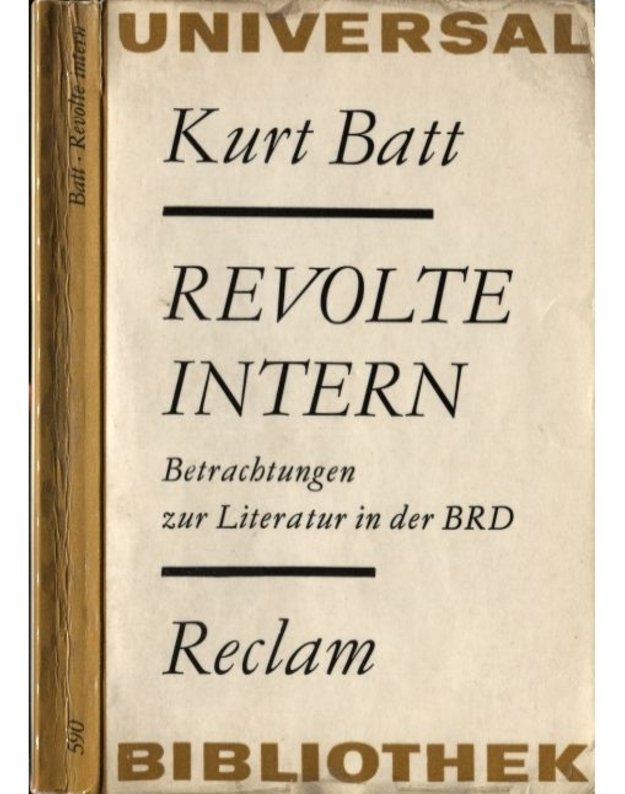 Revolte intern - Kurt Batt