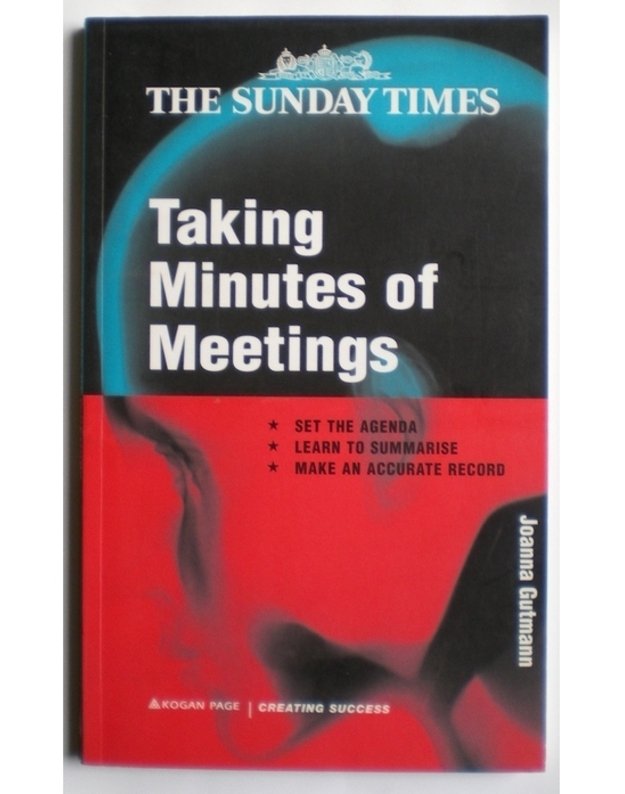 Taking Minutes of Meetings / The sunday times - Joanna Gutmann