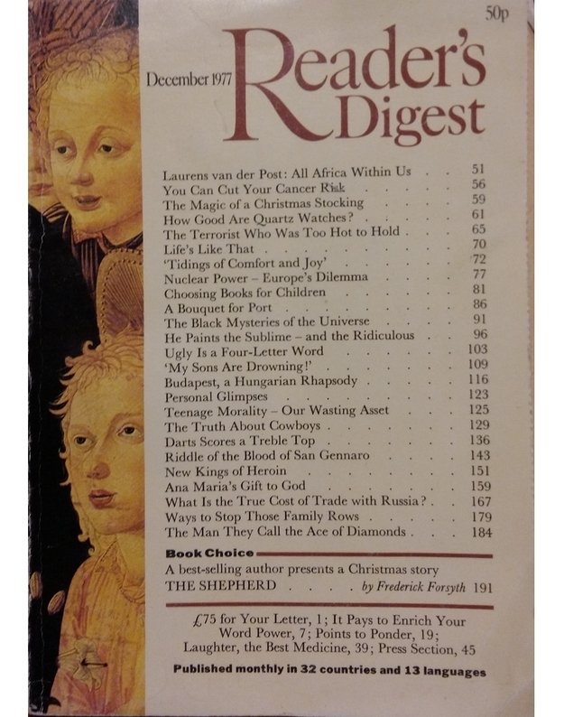 The Reader's Digest Vol. 111 No. 668 December 1977 - Editor Michael Randolph