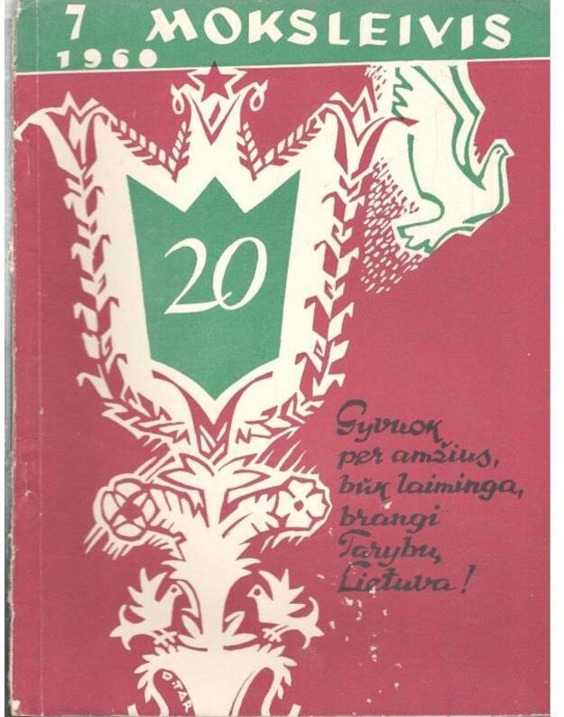 Moksleivis 1960-7 - Redakcinė kolegija