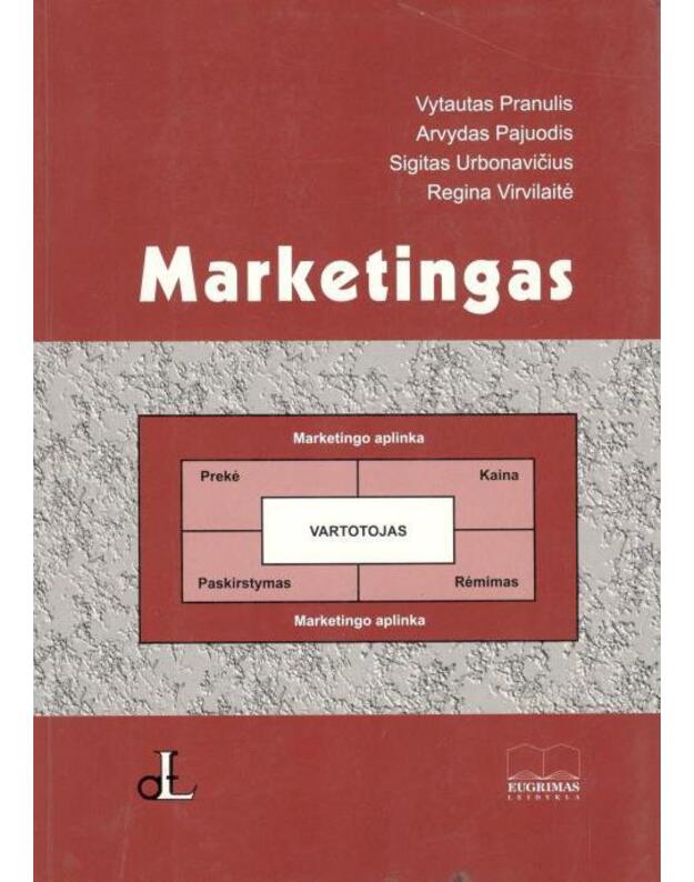 Marketingas. Vadovėlis - Pranulis V., Pajuodis A., Urbonavičius S., Virvilaitė R.