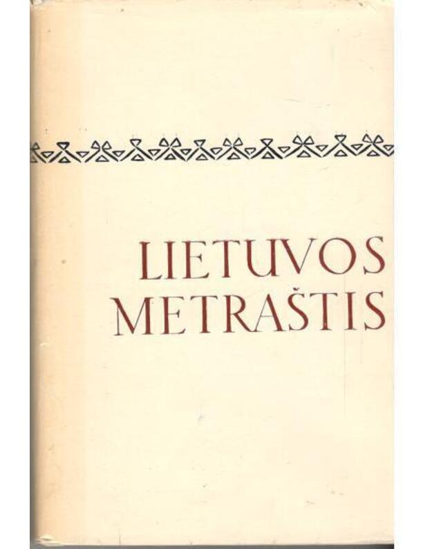 Lietuvos metraštis. Bychovco kronika / Lituanistinė biblioteka 10 - Redakcinė komisija