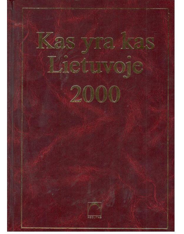 Kas yra kas Lietuvoje 2000 - Vitkauskas Jonas, vyriausiasis redaktorius