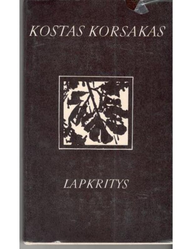 Lapkritys. Eilėraščiai - Korsakas Kostas