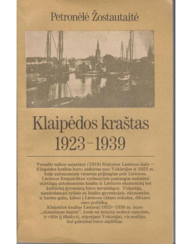 Klaipėdos kraštas 1923-1939 - Žostautaitė Petronėlė