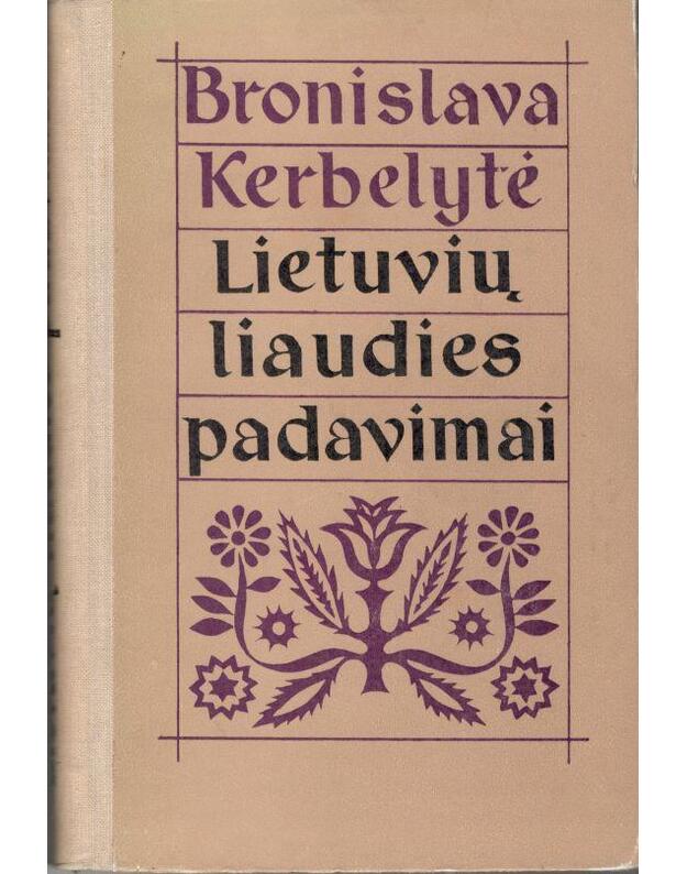 Lietuvių liaudies padavimai - Kerbelytė Bronislava