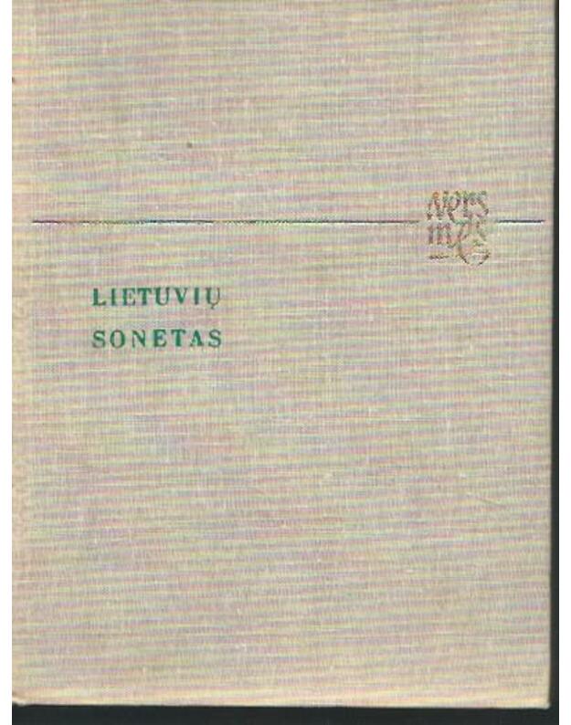 Lietuvių sonetas - parengė H. Bakanas