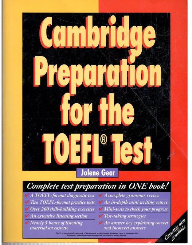 Cambridge Preparation for the TOEFL Test - Gear Jolene